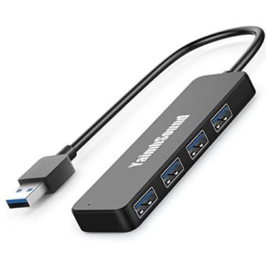 Imagem de Hub USB 3.0 de 4 portas, divisor USB YaimhSound para laptop, teclado e adaptador de mouse para Dell, Asus, HP, MacBook Air, Surface Pro, Acer, Xbox, Flash Drive, HDD, console, impressora, câmera
