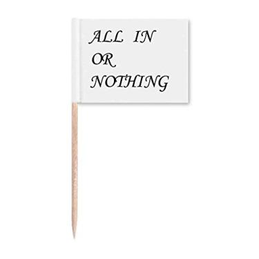 Imagem de All In Or Nothing Citotes Art Deco Presente Fashion Palito de Dentes Marcadores Decoração de Festa