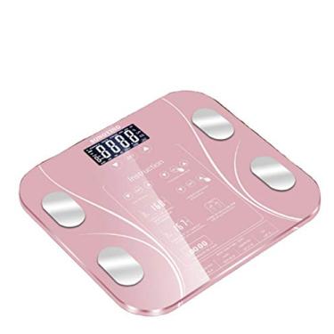 Imagem de usb cobrando escala de gordura corporal inteligente balança de banheiro balança digital balança eletrônica de saúde pode medir peso, gordura, calorias, umidade