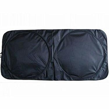 Imagem de Kicode Janela sol reflexivo sombra traseira luz solar carro para-brisa viseira blinde blinde protetor de tela Bloco de prata Auto dianteiro dobrßvel