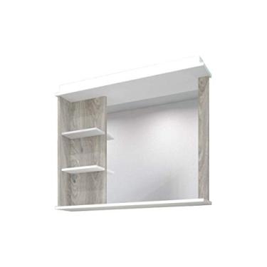 Imagem de Armário Central Palermo + Espelho + Spot led + Tomada + interruptor