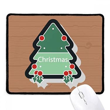 Imagem de Mouse pad de borracha para jogos com ícone de desenho animado de Natal