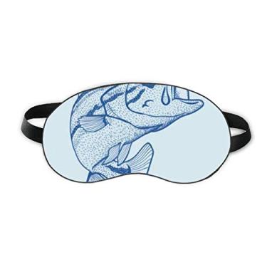 Imagem de Grain Blue Big Fish Sleep Eye Shield Soft Night Blinfold Shade Cover