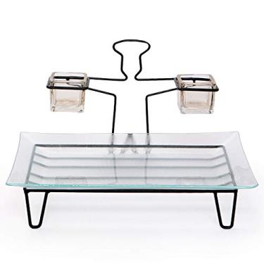 Imagem de Conjunto de Petisqueiras Home Glass Preto