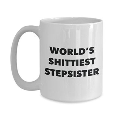 Imagem de Caneca Stepsister – Xícara de café – A meia-irmã mais do mundo – Presentes de Stepsister – Ideia engraçada de