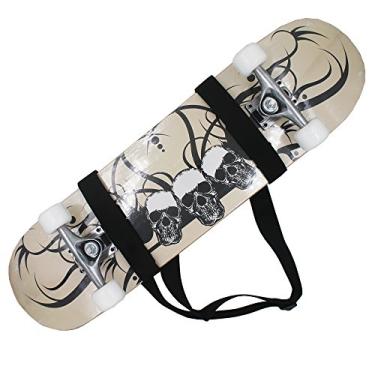Imagem de Suporte universal de ombro para skate - alça de transporte para skate - serve para todas as pranchas! Coloque no seu bolso!