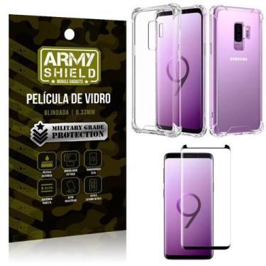 Imagem de Kit Capa Anti Shock + Película Vidro Curva Premium Samsung Galaxy S9 P