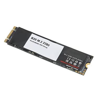 Imagem de AMONIDA M.2 SSD, desempenho estável 3D TLC NAND PCB material M.2 2280 SATA SSD para jogos (256 GB)