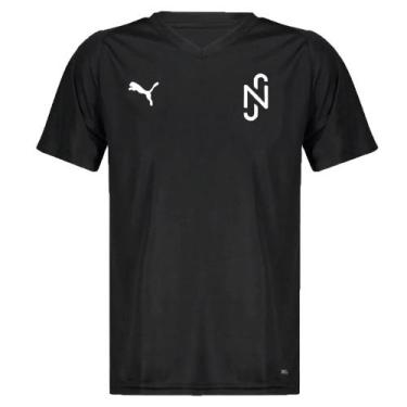 Imagem de Camisa Puma Teamliga Neymar Jr Preta - Masculina