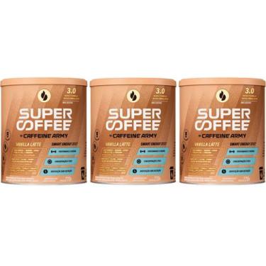 Imagem de Kit 3 Super Coffee 3.0 Baunilha 220G - Caffeine Army