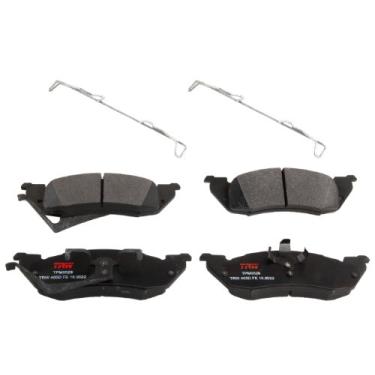 Imagem de TRW TPM0529 Conjunto de pastilhas de freio a disco para Dodge Dakota: 1991-1998 Frente