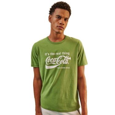 Imagem de Camiseta Coca Cola Estampada P23 Verde Masculino