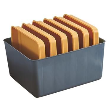 Imagem de Cabilock 1 Conjunto De Pratos Laterais Prateleiras De Armazenamento De Despensa Prateleira De Armazenamento De Alimentos Prateleira De Armazenamento De Alimentos Bandejas Para Comida