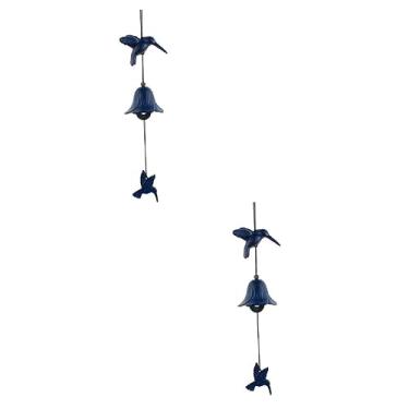 Imagem de NOLITOY 2 Pçs Pai Profundo Requintado Ornamento De Árvore De Carro Escultura Gramado Pássaro Decorativo Japonês Mães Único Jardim Pátio Interno E Decorações Sinos Parede Ao Ar Livre