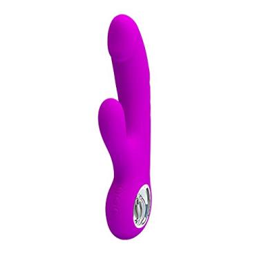 Imagem de Pretty Love Gordon Selene - Vibrador Ponto G com Estimulador Clitoriano, Pretty Love, Magenta