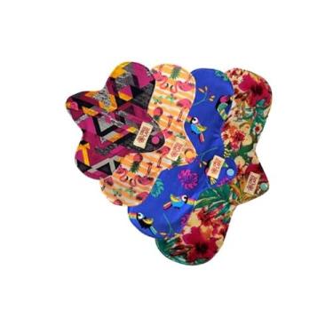 Imagem de Kit com 4 Absorvente ecológico toque seco Circulare - 4 tamanhos