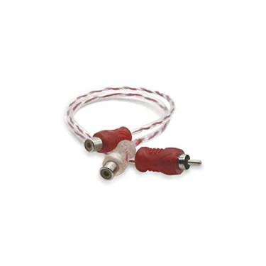 Imagem de CABO RCA Y INJETADO VERMELHO/PRATA 1MACHO E 2FEMEAS SVART BY TECH ONE