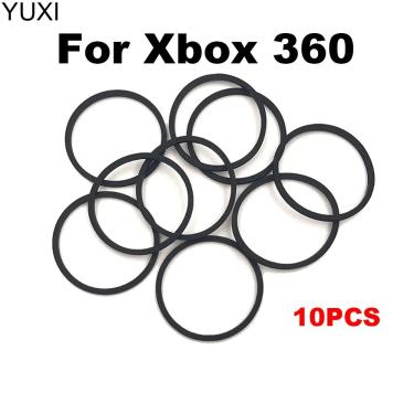 Imagem de Yuxi 10 pçs dvd disco unidade de borracha cintos substituição para xbox 360 microsoft preso bandeja