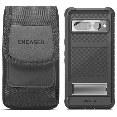 Imagem de Encased Conjunto 2 em 1 para Google Pixel 7 Pro Capa de cinto com clipe para celular e capa à prova de choque com suporte
