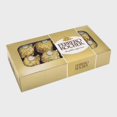 Imagem de Caixa de Bombom Ferrero Rocher 100g Com 8 Unidades