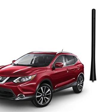 Imagem de AMFRNE Antena de Rádio de 18 cm Compatível com Nissan, Mitsubishi e Infiniti, Substituição Direta, Antena de Teto Curto, Borracha Flexível Preta