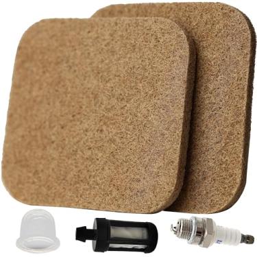 Imagem de Pacote com 4 filtros de limpeza de ar FS85 FS80 pré-filtro para Stilh FS75 FS80 FS80R FS85 BG75 HS75 HL75 HT75 HS75 HS75 KM85 HS85 HS80 HT70 aparador de ervas daninhas (conjunto com 2)