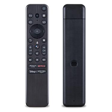 Imagem de Novo controle remoto de substituição por voz RMF-TX900U Sub RMF-TX900T compatível com Sony 4K 8K HD Bravia 2022 modelos de TV com botões Netflix PrimeVideo