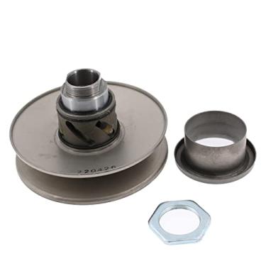 Imagem de Glixal Embreagem de alto desempenho 6 sulcos ajustável secundário conjunto de polia deslizante para GY6 49cc 50cc 80cc 100cc 139QMB 139QMA 147QMD motor scooter ciclomotor ATV, motorista de torque de