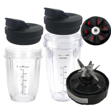 Imagem de Joystar 1 peça de 6 lâminas extrator de engrenagem montagem funciona com modelos Nutri NinjaProBL450-70/BL456-70/BL451-70/BL454-70 Nutri Ninja Auto-iQ BL480-70/BL480D-70/BL481-70/BL482-70/BL482-70/BL4/BL480/BL482-70/BL480/BL482-70/BL484490, BL4970