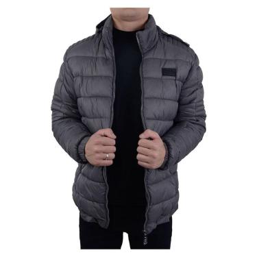Imagem de Jaqueta Masculina Red Nose Nylon Peluciada Cinza - 9560058-Masculino