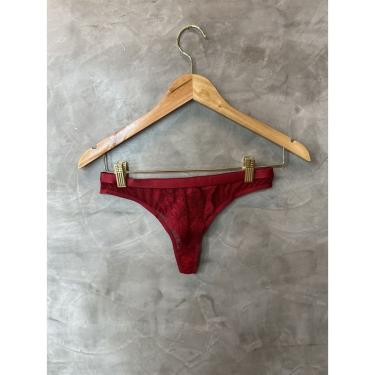 Imagem de Calcinha sensual em renda Fio Dental Vermelha