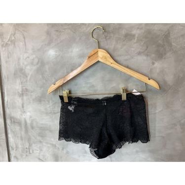 Imagem de Calcinha Caleçon em renda na cor Preta, sensual e confortável sexy e sensual , delicada trazendo um romantismo para peça