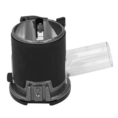 Imagem de Roteador de Mergulho Com Base de Máquina de Corte de Liga de Alumínio Ajustável Com Capa de Coleta de Poeira para Projetos de Marcenaria