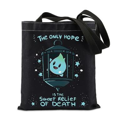 Imagem de TIIMG Presente inspirado no filme Bros The Only Hope Is The Sweet Relief Of Death Tote Bag, Preto, big