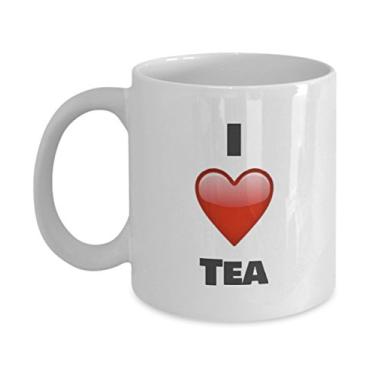 Imagem de Caneca de café I love Tea - presentes para amantes de chá