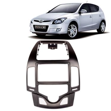 Imagem de Moldura Painel Central 2 Din I30 Ar Digital 2008 à 2012 Som Mp5 Dvd Preto Expex Epx485 Novum Ap1130