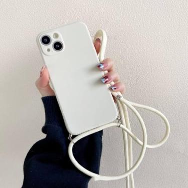 Imagem de Crossbody colar cinta cordão cabo quadrado silicone caso de telefone para huawei p20 p30 lite p40 p50 pro mate 9 10 20 30 capa, x8, para companheiro 10 pro