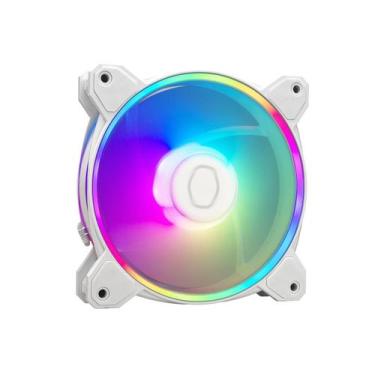 Imagem de Fan/cooler Para Gabinete Masterfan Mf120 Halo 2 Rgb 120mm - Branco - M