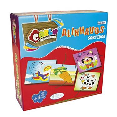 Imagem de Carlu Brinquedos - Jogo Educativo, 4+ Anos, 05 Cadarços, Color Multicolorido, 3021