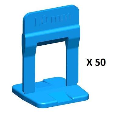 Imagem de ESPAÇADOR / NIVELADOR DE PISO AZULEJO PORCELANATO 1,0mm CORTAG C/ 50un