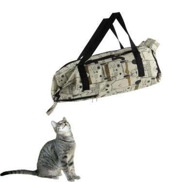 Imagem de Bolsa De Contenção De Gato - Au Au Miau Company, Bege, M