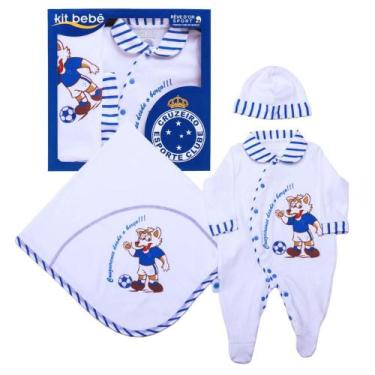 Imagem de Kit Macacão Cruzeiro com Manta e Gorro Revedor, RN