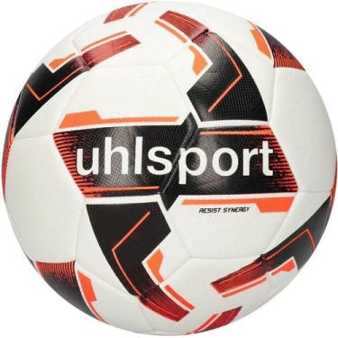 Imagem de Bola Campo Uhlsport Resist Synergy , Branco, Preto, Laranja, UNICO