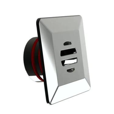 Imagem de Dispositivo inox 316 nível quadrado premium 50mm  global - Tholz