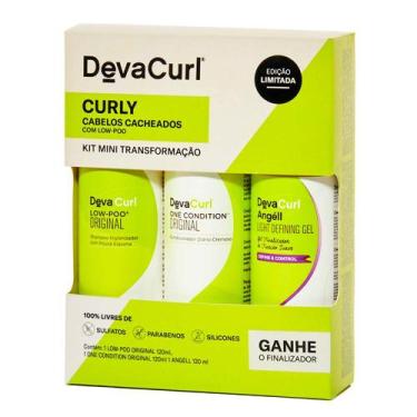 Imagem de Deva Curl No Poo Kit - Shampoo + Condicionador + Leave-in, Kit