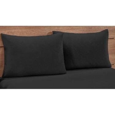 Imagem de 1 Fronha Simples com Bainha 70cmx50cm Percal 180 Fios - Rafaloro Enxov