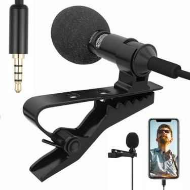 Imagem de Microfone De Lapela Profissional Celular Universal Stereo - Leffa Shop