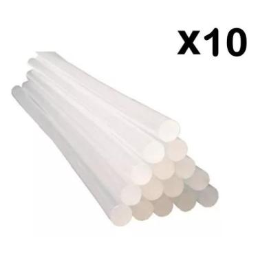 Imagem de 10 Refil Bastão Cola Quente 7mm Transparente Artesanato - Startools, f