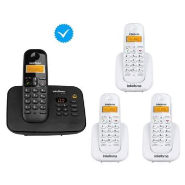 Imagem de Secretária eletrônica 3 Ramal Branco Intelbras Combo oficial