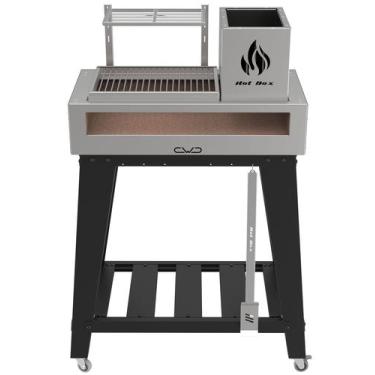 Imagem de Churrasqueira Parrilla Grelha Uruguaia - BASE ALTA - CWD